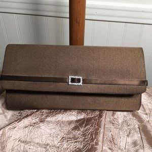 Coloriffics Copper Satin Clutch